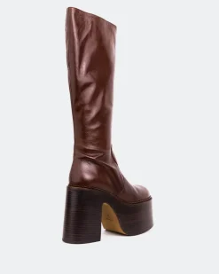 Women L'INTERVALLE Bowie Chestnut Leather