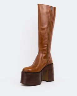 Women L'INTERVALLE Bowie Cognac Leather