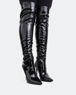 Women L'INTERVALLE Brasilia Black Patent