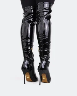 Women L'INTERVALLE Brasilia Black Patent