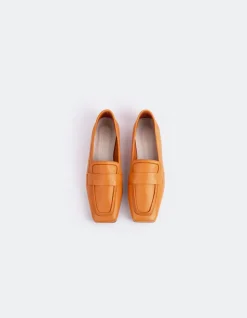 Women L'INTERVALLE Brescia Orange Leather