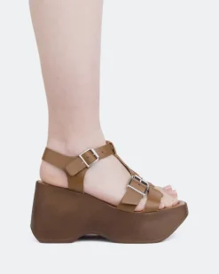 Women L'INTERVALLE Brinkly Tan Leather