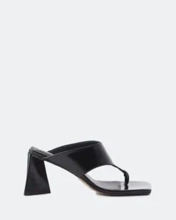 Women L'INTERVALLE Bulevar Black Leather