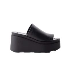 Women L'INTERVALLE Bunny Black Leather
