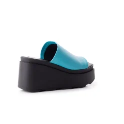Women L'INTERVALLE Bunny Blue Leather