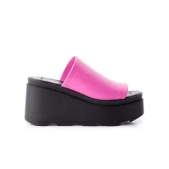 Women L'INTERVALLE Bunny Fuschia Leather