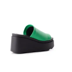 Women L'INTERVALLE Bunny Green Leather