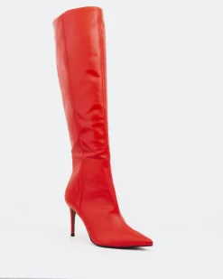 Women L'INTERVALLE Bushra Red Leather
