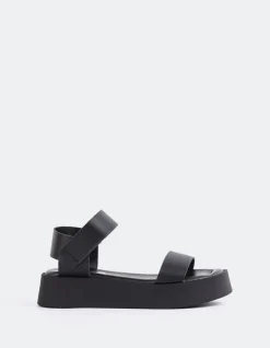 Women L'INTERVALLE Buttercup Black Leather