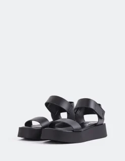 Women L'INTERVALLE Buttercup Black Leather