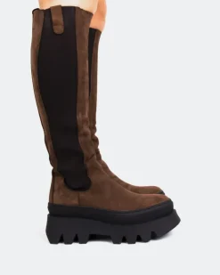 Women L'INTERVALLE Calgary Brown Nubuck