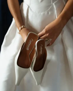 Women L'INTERVALLE Carthan Off White Leather