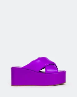 Women L'INTERVALLE Casa Purple Leather