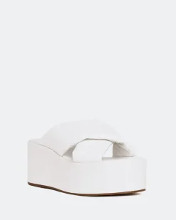 Women L'INTERVALLE Casa White Leather