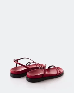 Women L'INTERVALLE Cassiane Red Leather