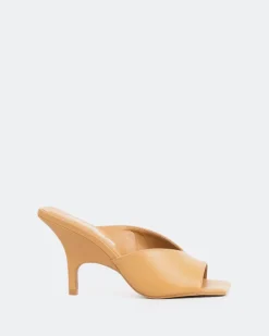 Women L'INTERVALLE Caviana, Tan Leather/Cuir Ocre