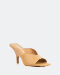 Women L'INTERVALLE Caviana, Tan Leather/Cuir Ocre