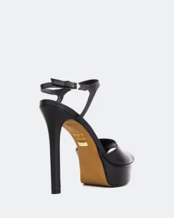 Women L'INTERVALLE Cavo Black Leather