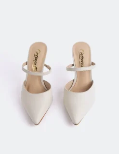 Women L'INTERVALLE Celandine Off White Leather