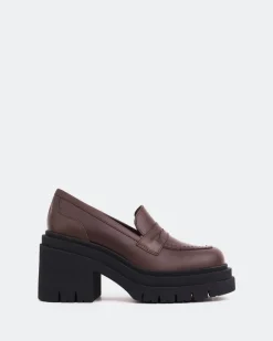 Women L'INTERVALLE Chip Brown Leather