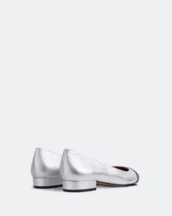 Women L'INTERVALLE Chuda Silver Leather