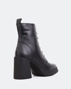 Women L'INTERVALLE Citorio Black Leather