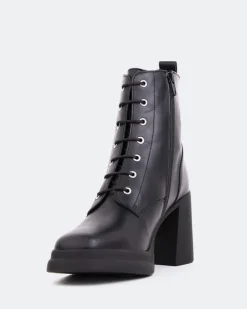 Women L'INTERVALLE Citorio Black Leather