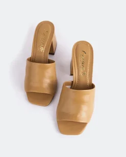 Women L'INTERVALLE Clarabelle Camel Leather