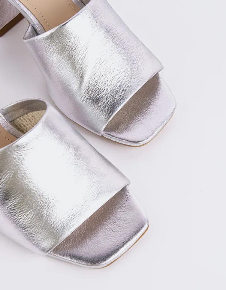 Women L'INTERVALLE Clarabelle Silver Leather