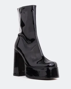 Women L'INTERVALLE Cloud Black Patent