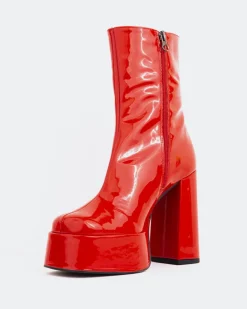 Women L'INTERVALLE Cloud Red Patent