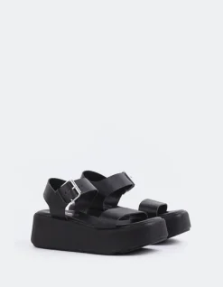 Women L'INTERVALLE Cocotte Black Leather