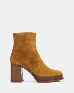 Women L'INTERVALLE Condotti Cognac Suede
