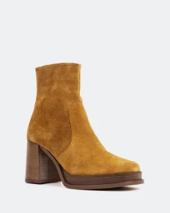 Women L'INTERVALLE Condotti Cognac Suede