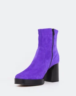 Women L'INTERVALLE Condotti Purple Suede
