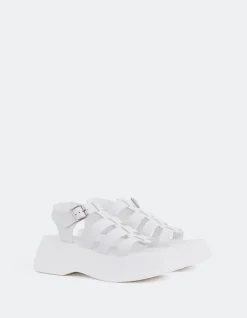 Women L'INTERVALLE Confident White Leather