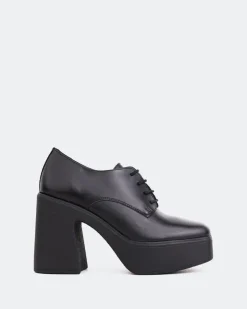 Women L'INTERVALLE Corleone Black Leather