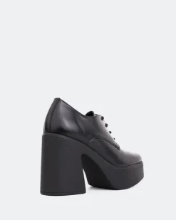 Women L'INTERVALLE Corleone Black Leather