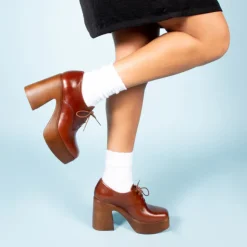 Women L'INTERVALLE Corleone Cognac Leather