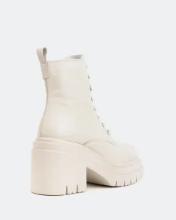Women L'INTERVALLE Cornwall Off White Leather