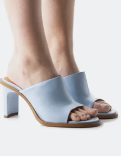 Women L'INTERVALLE Corvo Light Blue Leather