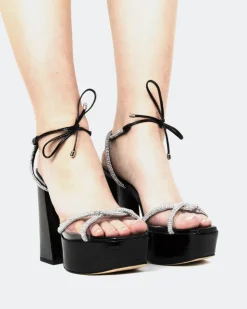 Women L'INTERVALLE Crave, Black Naplack/Naplack Noir