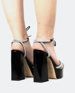 Women L'INTERVALLE Crave, Black Naplack/Naplack Noir