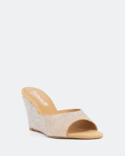 Women L'INTERVALLE Crystal, Tan Suede/Suède Ocre