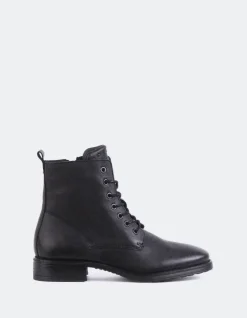 Women L'INTERVALLE Daiki Black Leather