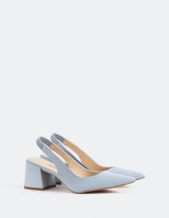 Women L'INTERVALLE Dalida Blue Leather