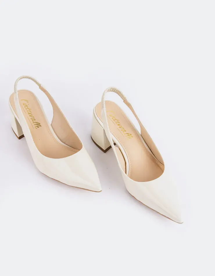 Women L'INTERVALLE Dalida Off White Naplack
