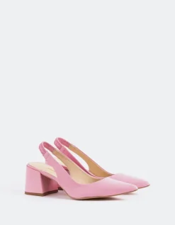Women L'INTERVALLE Dalida Pink Leather