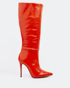 Women L'INTERVALLE Dalila Red Patent