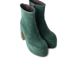 Women L'INTERVALLE Daze Dark Green Suede